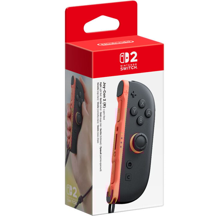 JOY-CON 2 - (DERECHO) ROJO CLARO PARA NINTENDO SWITCH 2 VERSIÓN ESPAÑOLA GARANTÍA EUROPEA EU WARRANTY
IDIOMAS:
Pack de 2 Joy-Con 2 para la consola Nintendo Switch 2, actualizados para que sea mucho más fácil el control del movimiento, vibración HD 2 y el nuevo botón C para acceder fácilmente a GameChat, además de usar el nuevo modo ratón en juegos compatibles.
Este juego de mandos incluye dos Joy-Con 2 (uno derecho y uno izquierdo), junto con un par de correas. Es perfecto para jugar en modo multijugador local con otra persona en títulos compatibles.
Los mandos tienen acelerómetro, giroscopio, sensor del ratón, un tiempo de carga de aproximadamente 3,5 horas y una duración de la batería de aproximadamente de 20 horas.
Especificaciones:
Peso Aproximadamente 66 g
Tamaño Aproximadamente 116 mm × 14,4 mm × 30,7 mm
Batería interna Batería de ion de litio; capacidad de la batería: 500 mAh.
Conectividad Bluetooth
Botones 
Palanca izquierda (se puede pulsar)
Botones direccionales y L, ZL, SL, SR y −
Botón de captura
Botón de extracción
Botón SYNC JOY-CON 2 - (DERECHO) ROJO CLARO PARA NINTENDO SWITCH 2 VERSIÓN ESPAÑOLA GARANTÍA EUROPEA EU WARRANTY
IDIOMAS:
Pack de 2 Joy-Con 2 para la consola Nintendo Switch 2, actualizados para que sea mucho más fácil el control del movimiento, vibración HD 2 y el nuevo botón C para acceder fácilmente a GameChat, además de usar el nuevo modo ratón en juegos compatibles.
Este juego de mandos incluye dos Joy-Con 2 (uno derecho y uno izquierdo), junto con un par de correas. Es perfecto para jugar en modo multijugador local con otra persona en títulos compatibles.
Los mandos tienen acelerómetro, giroscopio, sensor del ratón, un tiempo de carga de aproximadamente 3,5 horas y una duración de la batería de aproximadamente de 20 horas.
Especificaciones:
Peso Aproximadamente 66 g
Tamaño Aproximadamente 116 mm × 14,4 mm × 30,7 mm
Batería interna Batería de ion de litio; capacidad de la batería: 500 mAh.
Conectividad Bluetooth
Botones 
Palanca izquierda (se puede pulsar)
Botones direccionales y L, ZL, SL, SR y −
Botón de captura
Botón de extracción
Botón SYNC