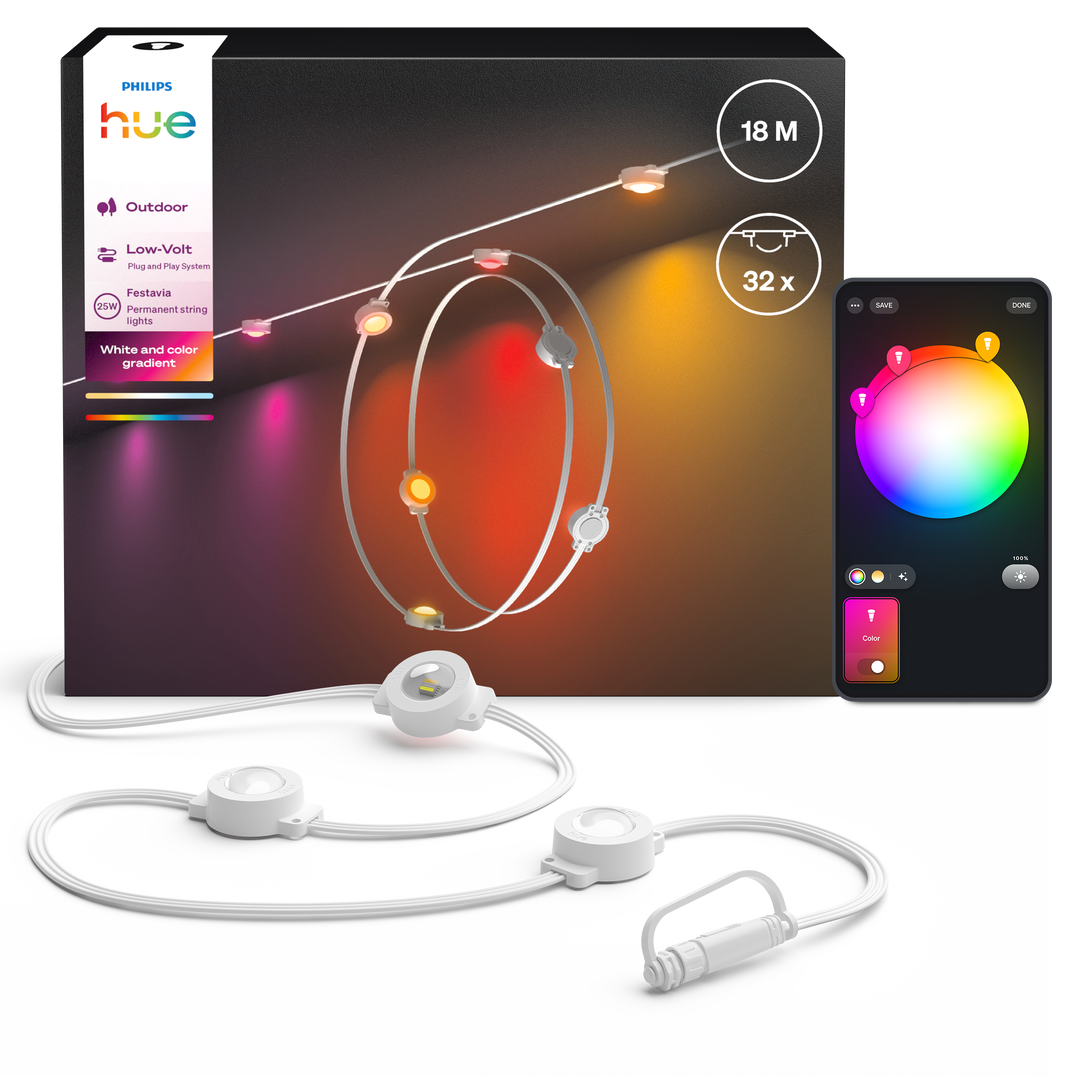 Guirnalda ext. Festavia Permanent 18m 32pod blanca