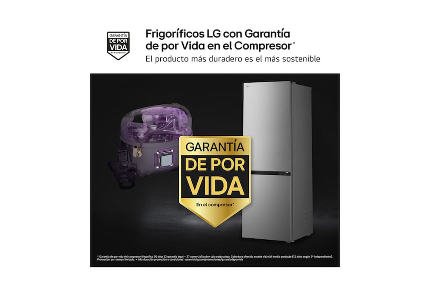 Frigor&iacute;fico Combi LG GBBSJ10DPY, 333L, No Frost, DoorCooling+, Inox antihuellas, Clase D