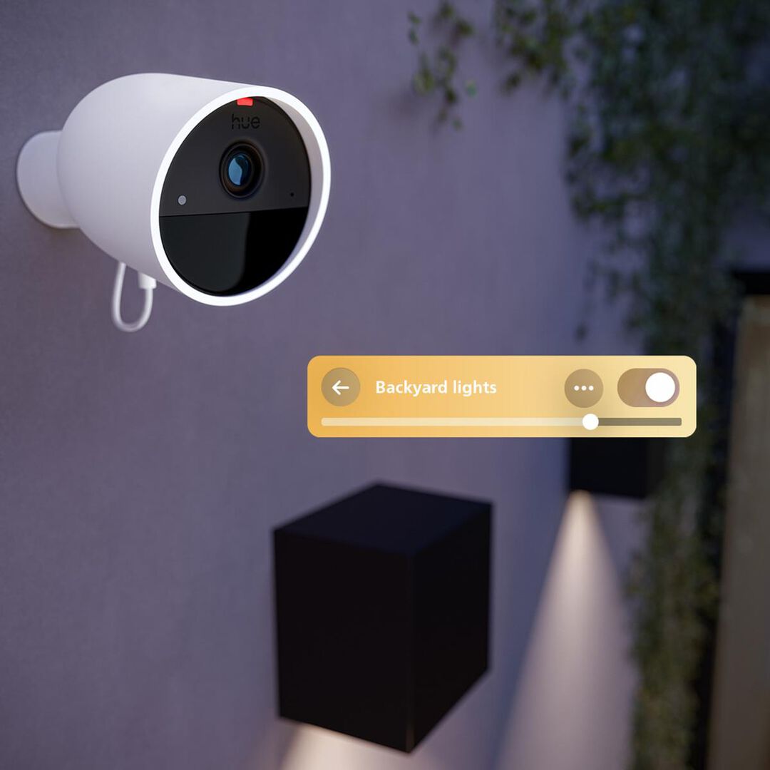 C&aacute;mara Videovigilancia Hue Secure 2K cable pared