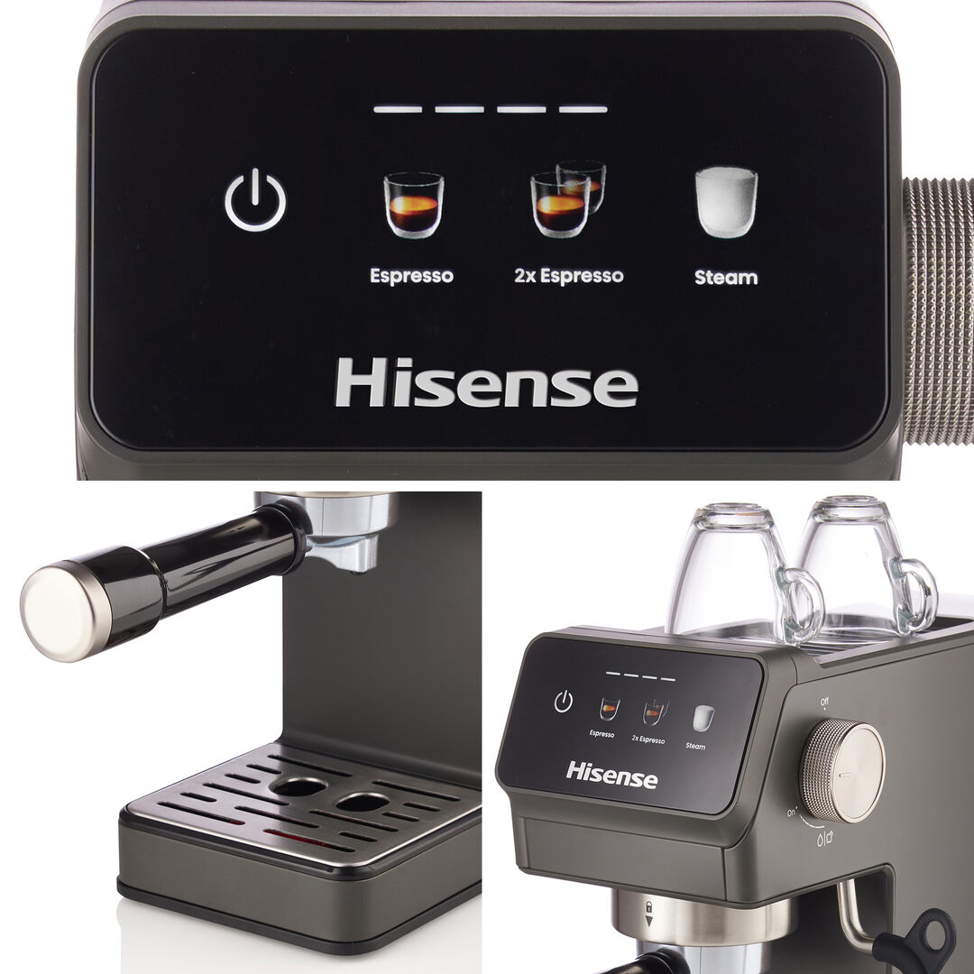 Cafetera Espresso manual 20Bar HESCM20LP