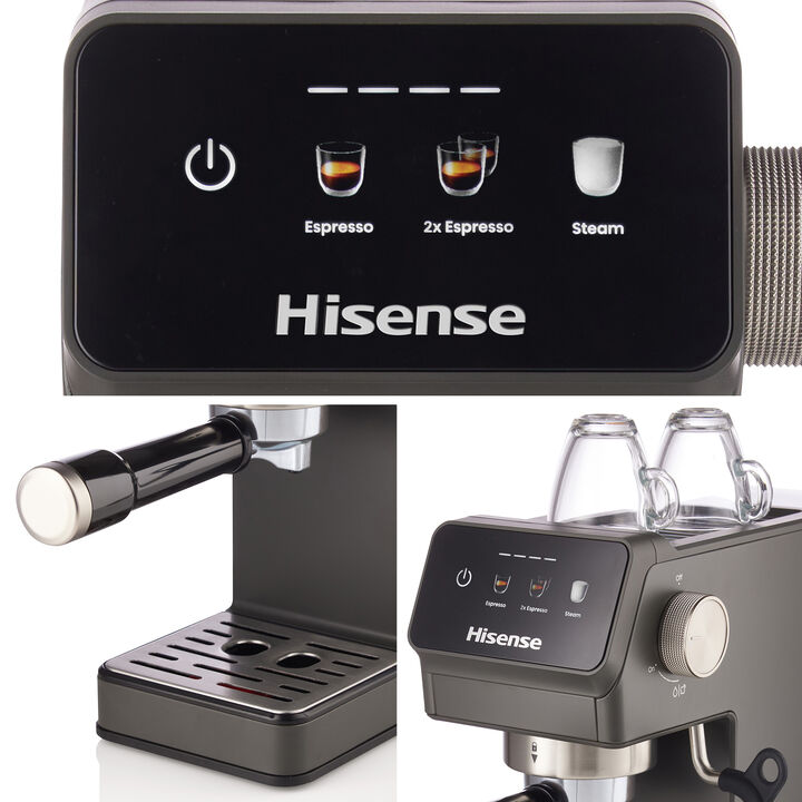 Cafetera Espresso manual 20Bar HESCM20LP