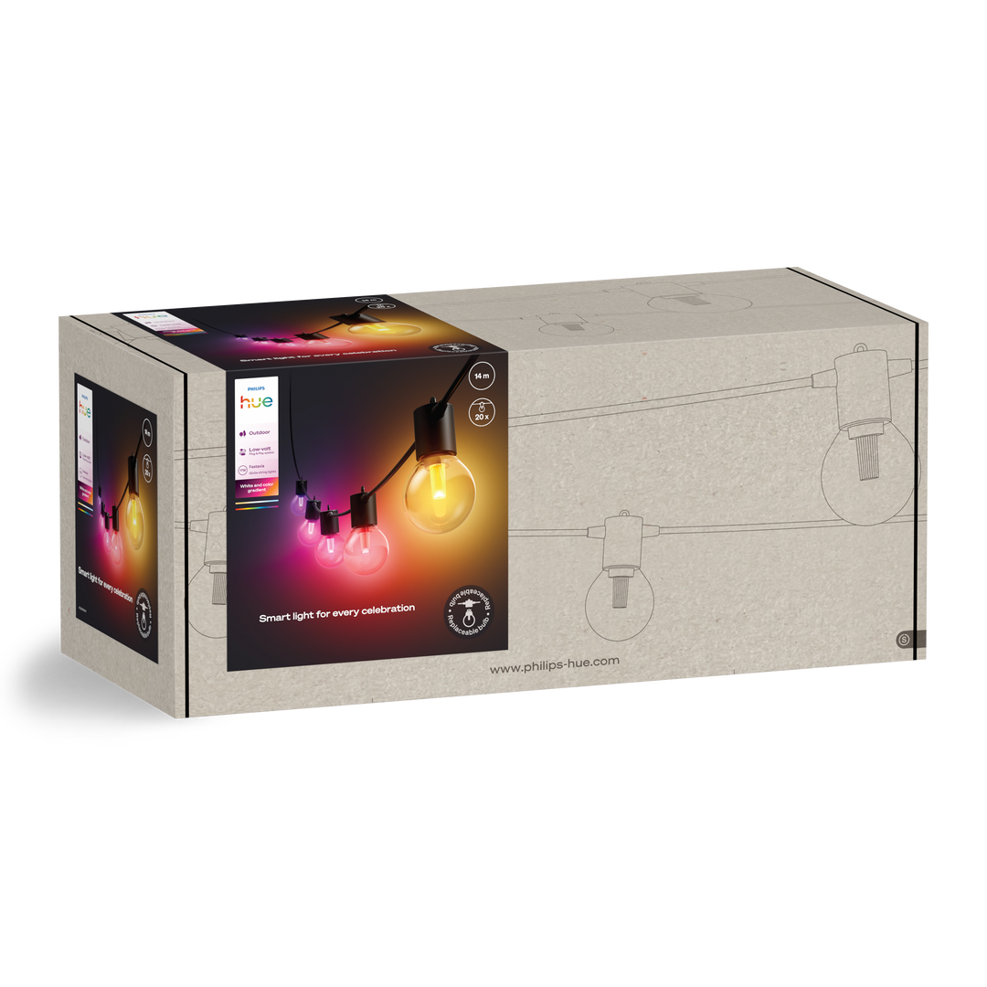 Guirnalda exterior Festavia Globe 14m White&Color