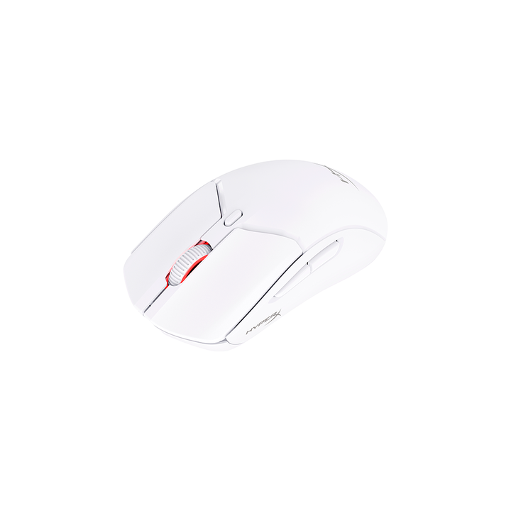 <p>HyperX Pulsefire Haste 2: rat&oacute;n gaming inal&aacute;mbrico (blanco).Factor de forma: Ambidextro. Interfaz del dispositivo: RF Wireless + Bluetooth, Resoluci&oacute;n de movimiento: 26000 DPI, Tipo de botones: Botones presionados, Cantidad de botones: 6, Tipo de desplazamiento: Rueda, Aceleraci&oacute;n (m&aacute;x.): 50 G. Fuente de energ&iacute;a: Bater&iacute;as. Color del producto: Negro</p>