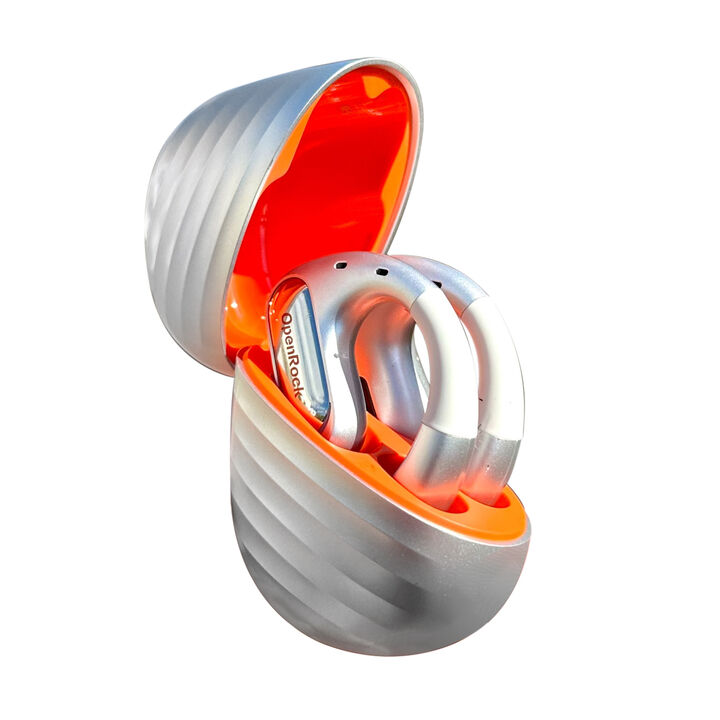 El dise&ntilde;o air conduction de OpenRock minimiza la presi&oacute;n en el canal auditivo en comparaci&oacute;n con los auriculares intraauriculares, mejorando la comodidad y la salud del o&iacute;do. Los ganchos de silicona higi&eacute;nica ajustables se adaptan a diferentes formas de oreja, garantizando un ajuste seguro y limpio.