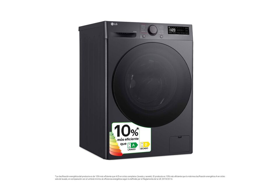 Lavasecadora LG 9 kg lavado / 6 kg secado con AI Direct Drive, TurboWash 360º y Steam™