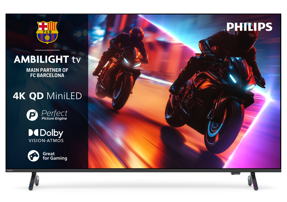 55" 4K MINI-LED Ambilight Smart TV
