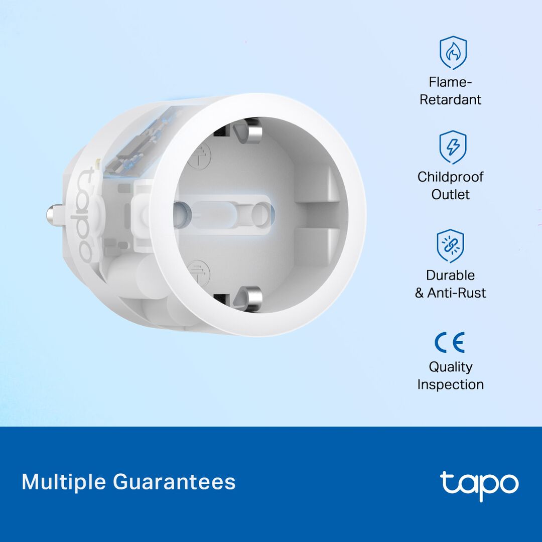 Kit Mini Enchufes Inteligentes Wi-Fi con Medidor de Consumo