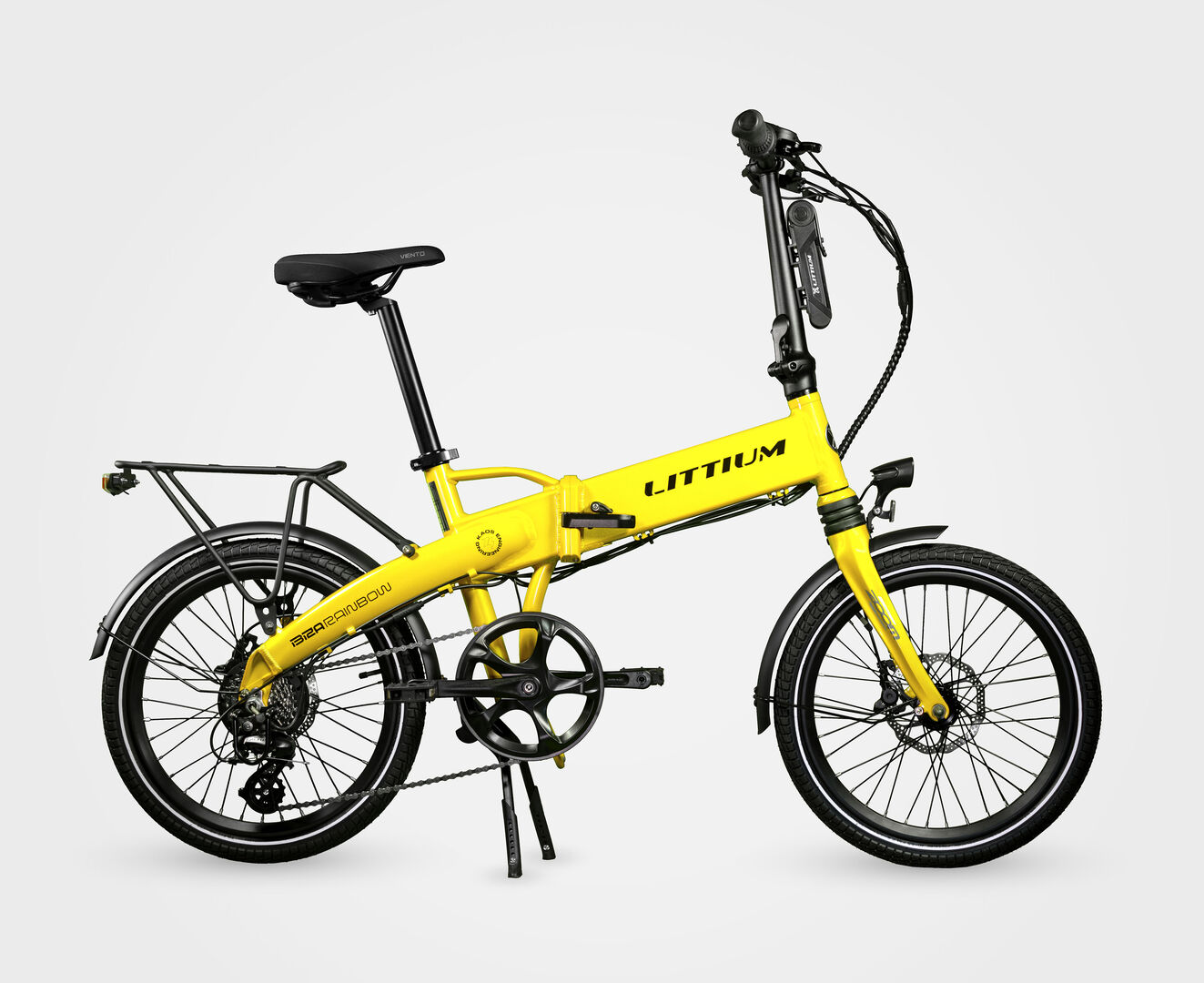 Bicicleta El&eacute;ctrica Plegable Yellow Bater&iacute;a 10,4Ah