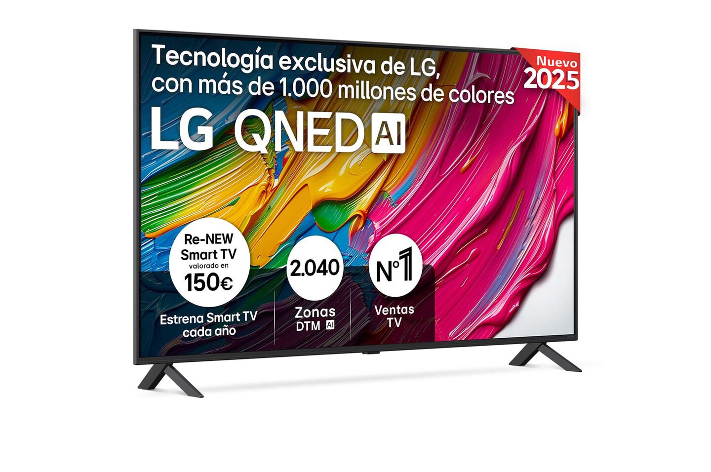 Smart TV LG QNED AI QNED80 55 pulgadas 4K 2025