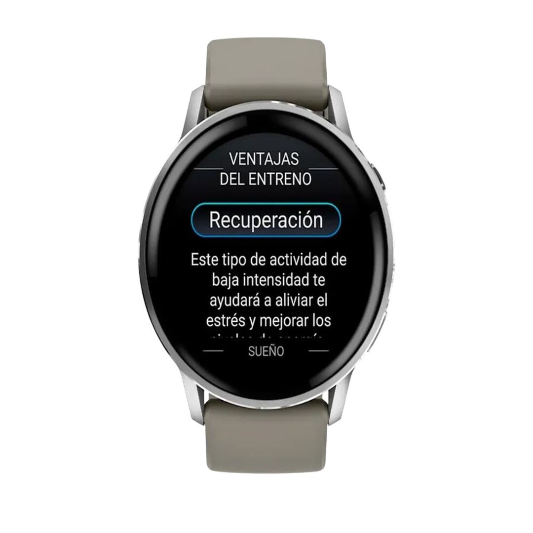 Diseñado específicamente con funciones avanzadas de salud y forma física, el smartwatch con GPS Venu 4 es tu apoyo en la muñeca para ayudarte a comprender mejor tu cuerpo y tomar decisiones más saludables