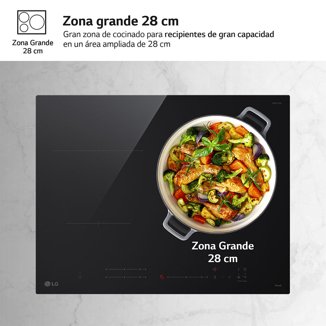 Placa de inducci&oacute;n CI5Z2420BN 59 cm