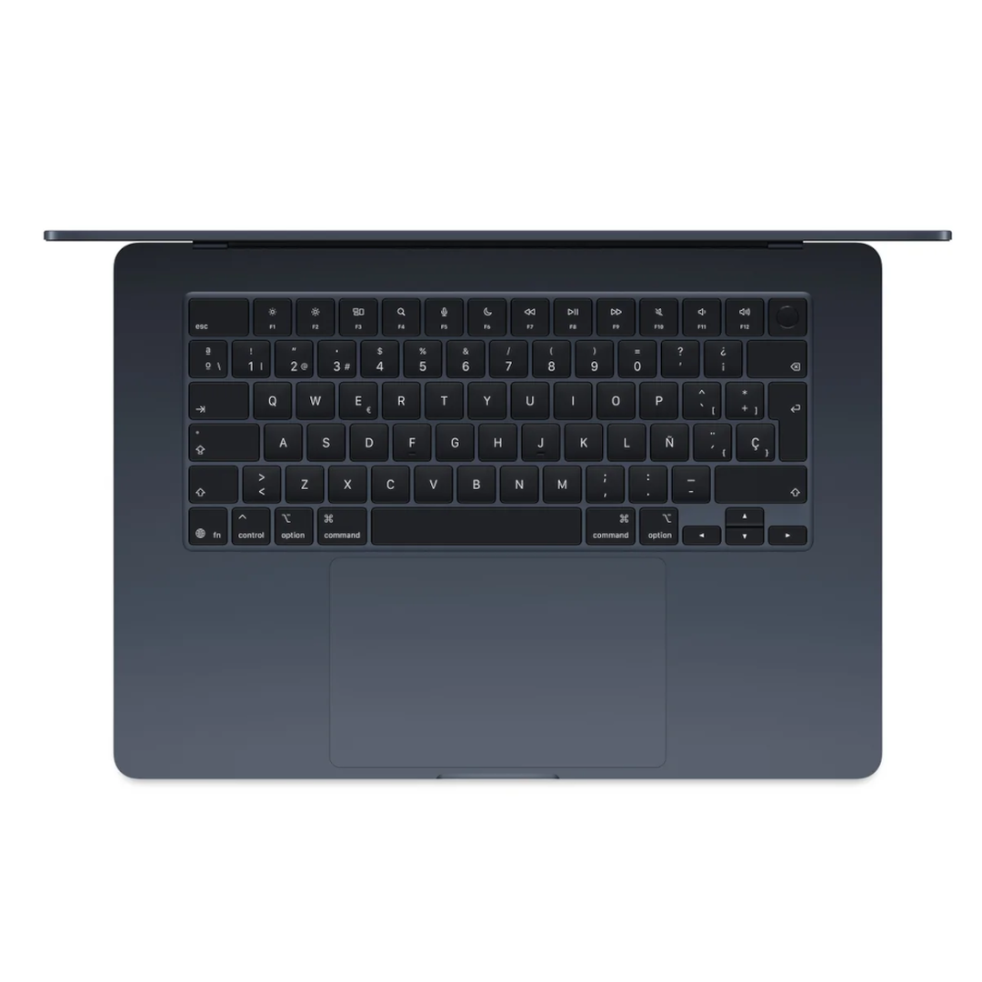 Al MacBook Air de 15 pulgadas con chip M4 trabajar y jugar no le pesa lo m&aacute;s m&iacute;nimo. Gracias a la combinaci&oacute;n de Apple Intelligence, una gran pantalla Liquid Retina, hasta 18 horas de autonom&iacute;a y un dise&ntilde;o superfino, ligero y ultrarresistente, el MacBook Air est&aacute; pensado para hacer lo que quieras donde quieras. Memoria 16 GB, capacidad SSD 512 GB.