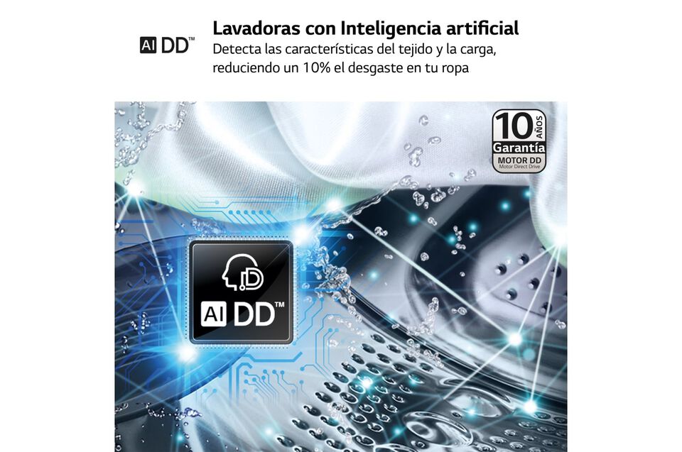 La Lavadora LG F4WR7511AGH es la elección ideal
