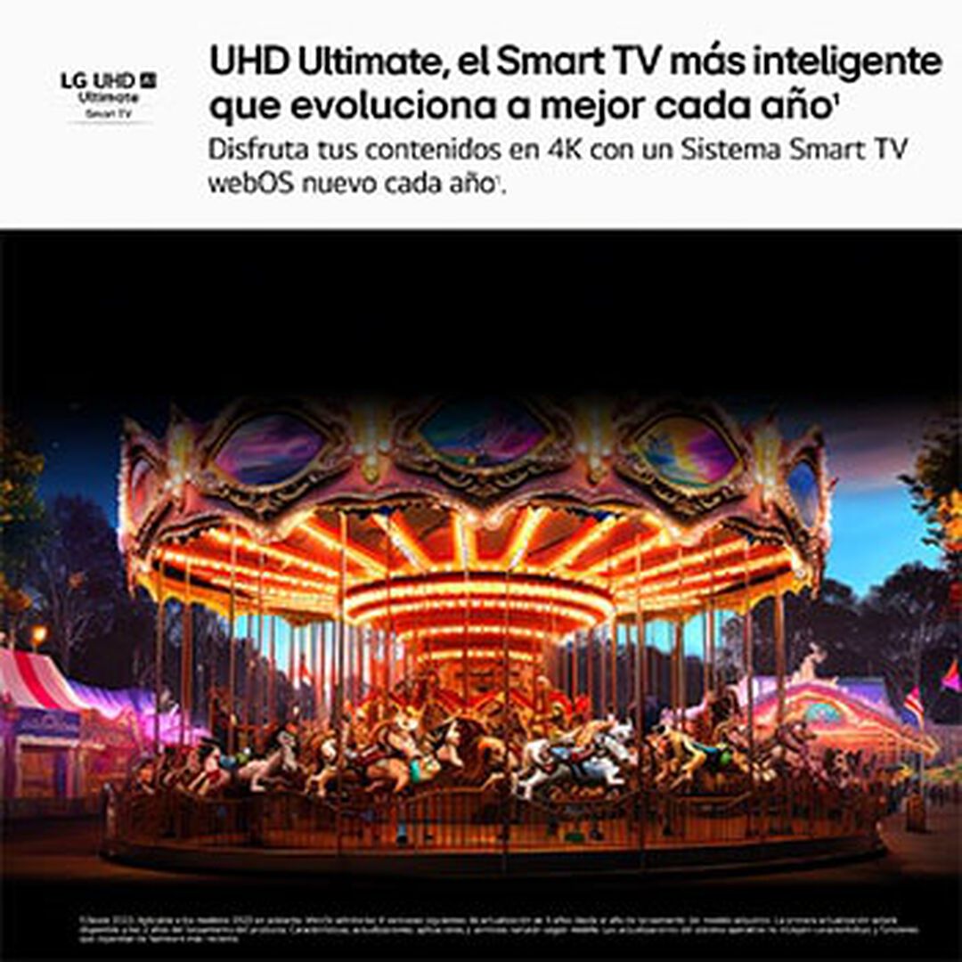 Smart TV LG UHD Ultimate AI UA75 86 pulgadas 4K 2025