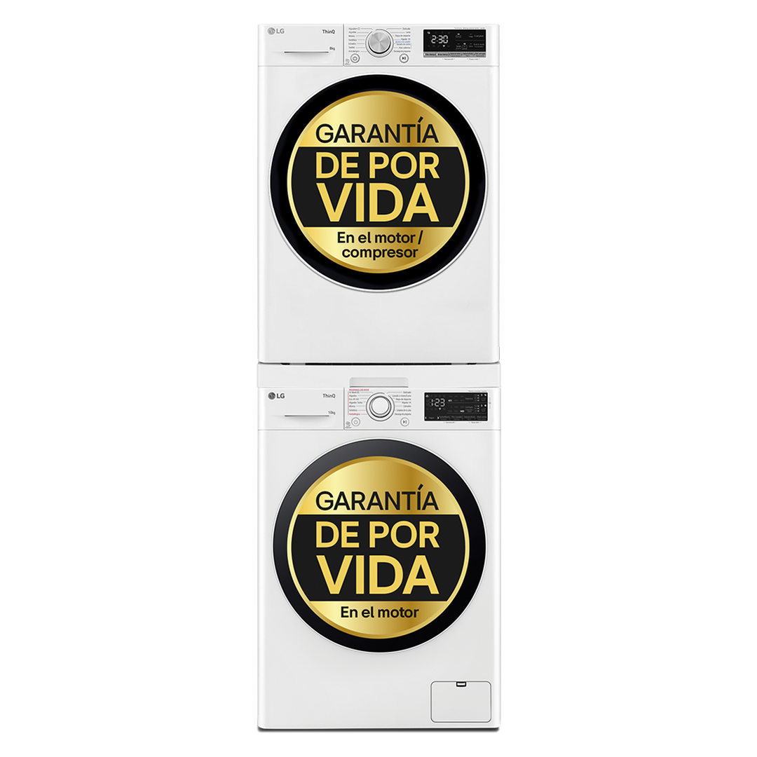 Lavadora  Secadora Torre 10-8Kg