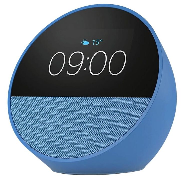 Despertador inteligente con sonido de calidad y Alexa