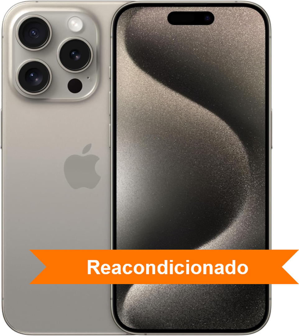 iPhone 15 Pro 128GB Gris REACONDICIONADO (A+)