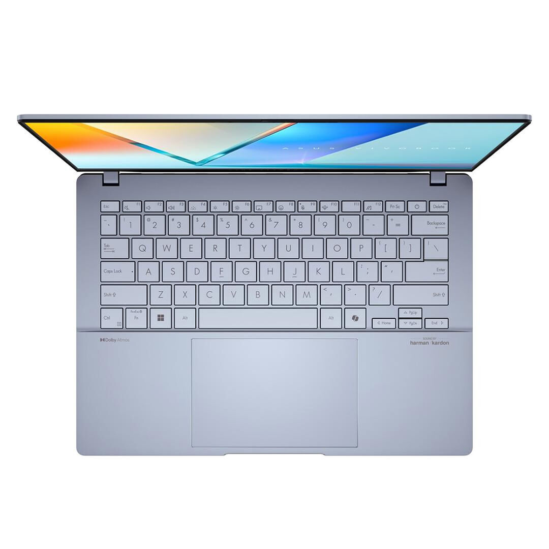 ASUS Vivobook S 14 OLED S5406SA-PP051W Copilot+ PC - Ordenador Port&aacute;til 14" 3K 120Hz (Core Ultra 5 226V, 16GB RAM, 1TB SSD, Arc Graphics 130V, Windows 11 Home) Azul Neblina - Teclado QWERTY espa&ntilde;ol, Intel Core Ultra 5, 35,6 cm (14"), 2880 x 1800 Pixeles, 16 GB, 1 TB, Windows 11 Home
