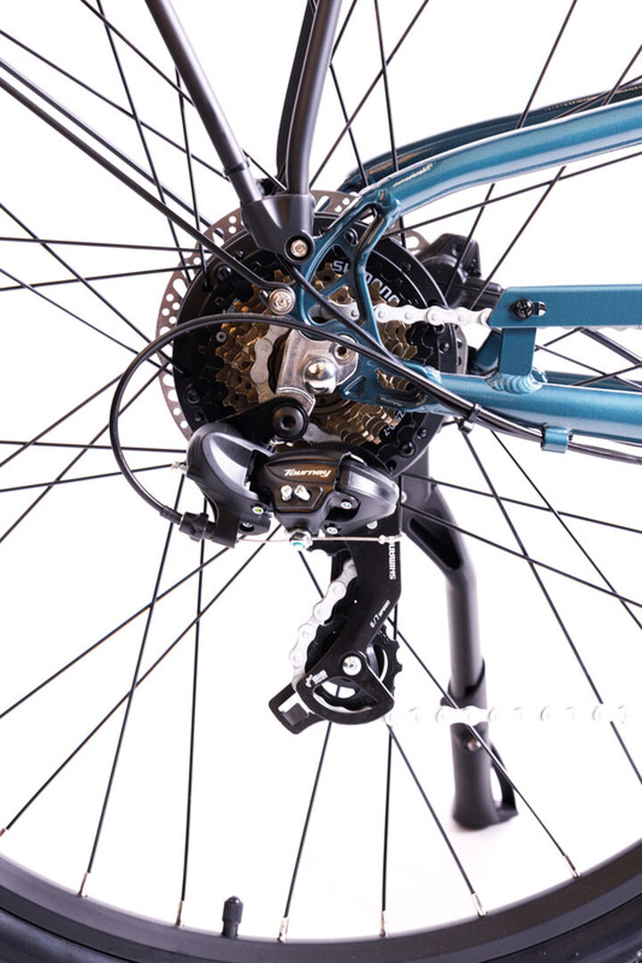 Bicicleta el&eacute;ctrica ciudad 29" PlayMouth Azul