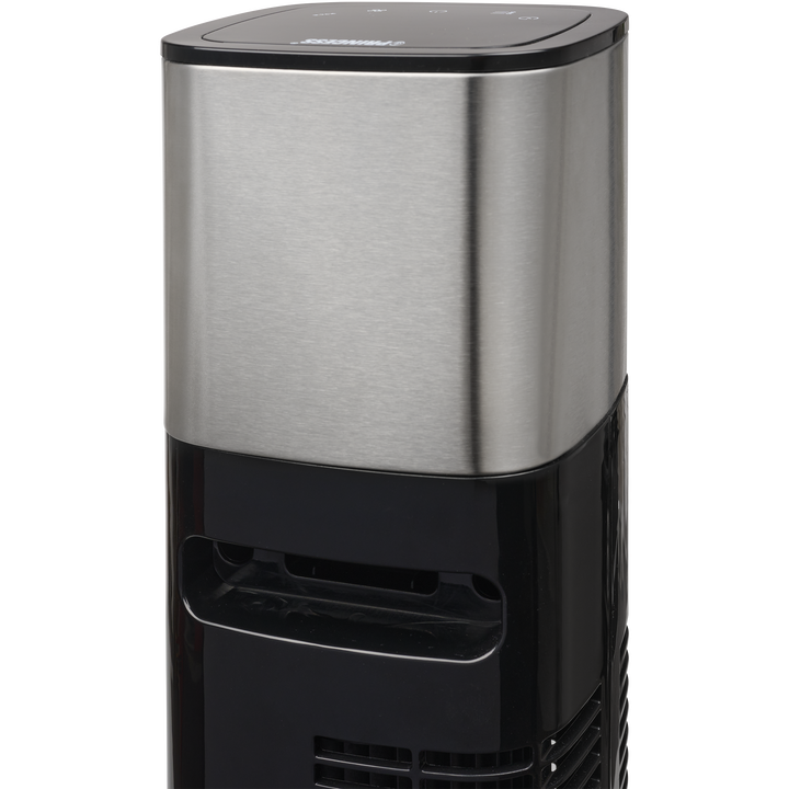 Princess 358280 Ventilador de torre Smart
App disponible
Tipo de conexi&oacute;n wifi: Banda individual (2,4 GHz) 
Ajustes de velocidad: 3 
Modos de ventilaci&oacute;n: Natural; Normal; Sue&ntilde;o 
Funci&oacute;n de temporizador: 1-8 h
Mando a distancia
Flujo de aire: 1794 m&sup3;/h
Velocidad: 950-1150-1300 rpm
Nivel sonoro: 54 dB
Oscilaci&oacute;n: 75 &deg;