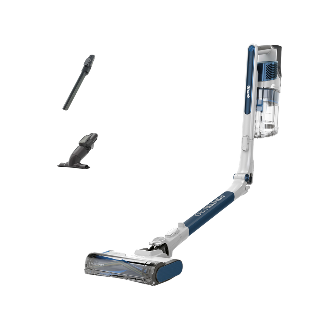 La aspiradora vertical Shark PowerPro ofrece una potente succi&oacute;n y una gran capacidad para recoger pelo, con un dise&ntilde;o vers&aacute;til y ligero. Limpieza sin interrupciones gracias a su tecnolog&iacute;a FloorDetect: El dise&ntilde;o del cabezal para m&uacute;ltiples superficies con PowerFins le permite penetrar en profundidad en las alfombras y moquetas y acoplarse directamente a los suelos duros, estando todo el tiempo en contacto con la superficie.