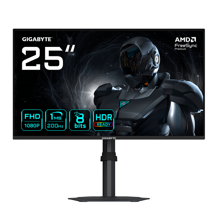 Con el G27FA de GIGABYTE, la próxima victoria no es una coincidencia, sino la regla. Este monitor para juegos cuenta con una pantalla SS-IPS de 62,2 cm (24,5") con una brillante resolución FullHD (1.920 x 1.080 píxeles), que ofrece hermosos detalles en cada juego. El panel impresiona con un tiempo de respuesta ultrarrápido de 1 ms (GtG) y una frecuencia de actualización de 200 Hz. El monitor es compatible con el 120% del espacio de color sRGB y HDR10 para una reproducción de color convincente y un alto contraste. Para evitar la fatiga ocular durante un uso prolongado, el monitor tiene un soporte totalmente ajustable, LED sin parpadeo y un modo de luz azul baja.