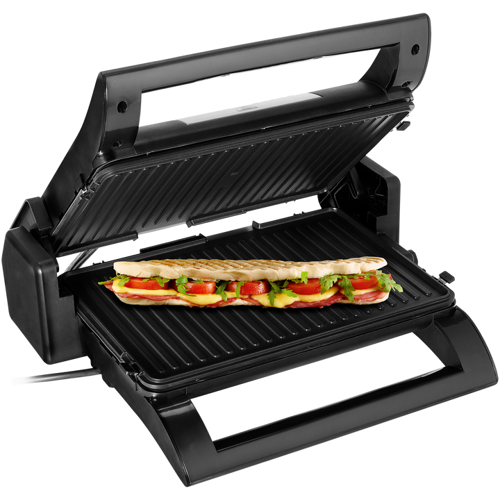 La lujosa Multi Grill Princess 112536 es perfecta si buscas una parrilla de contacto multifuncional para poder preparar un bocadillo o cocinar en familia en la parrilla de sobremesa. Puedes hacer gofres, bocadillos y usar la parrilla como teppanyaki gracias a sus placas extraíbles. Puedes ajustar la temperatura perfecta para cada producto con el termostato regulable.