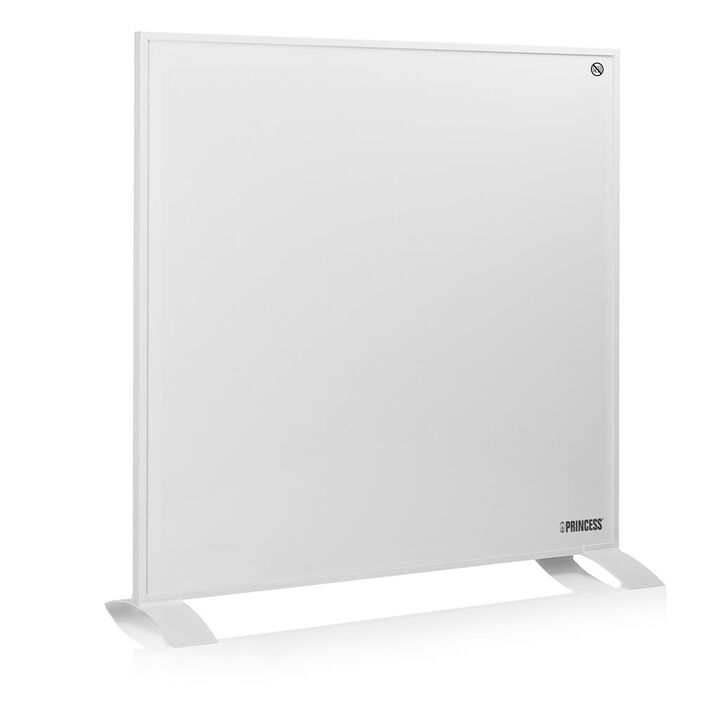 Elegante calefactor de panel de infrarrojos de 350 W con montaje en pared para una calefacción rápida, eficaz y sostenible. Controle el calefactor Smart por voz o a través de la aplicación Princess. Incluye función de temporizador y programación.