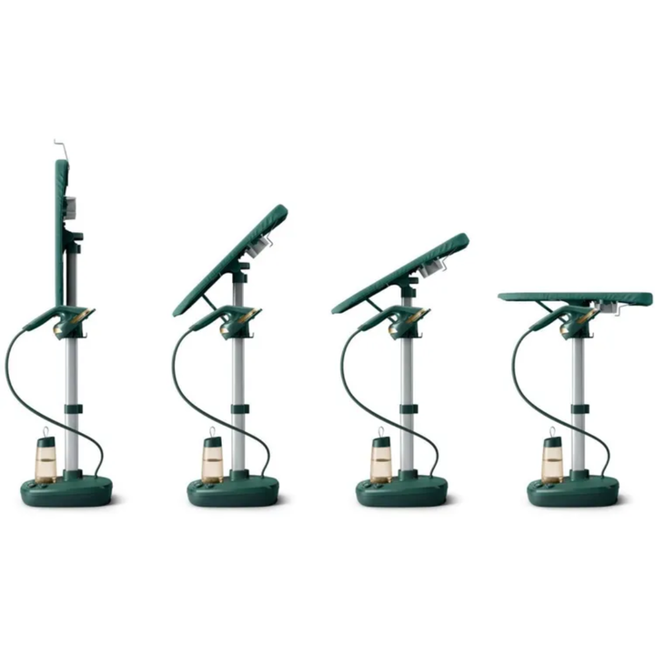 Philips AIS6020/70 Todo en Uno Serie 6000: planchado vers&aacute;til y sin quemaduras gracias a la tecnolog&iacute;a OptimalTEMP. Incluye tabla multi&aacute;ngulo integrada, vapor potente de 45 g/min, eliminaci&oacute;n del 99,9 % de bacterias y &aacute;caros, base con controles a pie y dep&oacute;sito de agua extra&iacute;ble de 1,1 L para mayor comodidad.