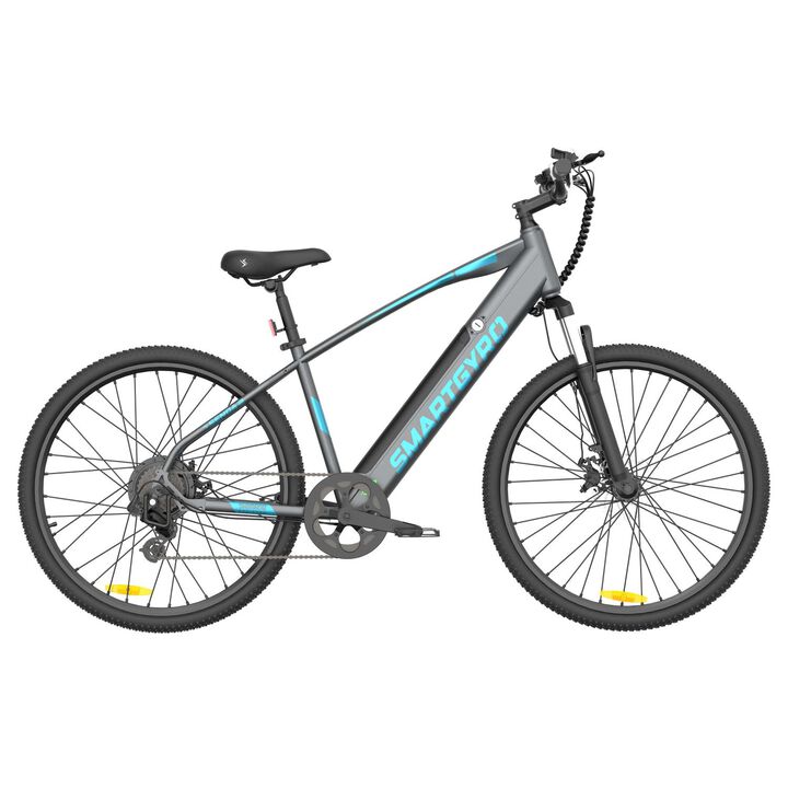 Bicicleta eléctrica de montaña con asistente al pedaleo, motor de 250W 36V, batería de 10Ah, 7 velocidades, frenada hidráulica, Horquilla Suntour y cuadro de aluminio smartGyro Senda 2.