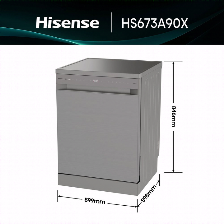 Lav. HISENSE HS673A90X 16 Serv.