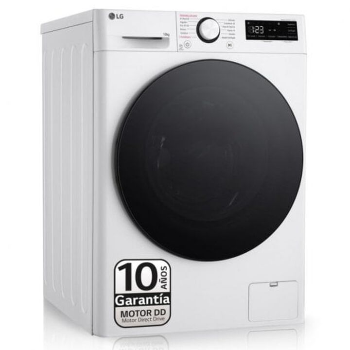 Lavadora LG 10 kg con AI Direct Drive, TurboWash 360 y Steam