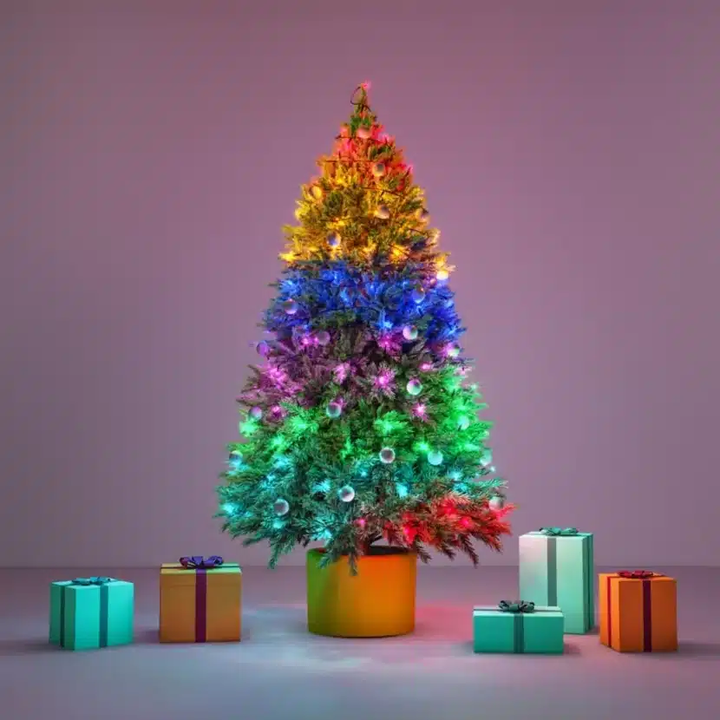 Guirnalda Navidad Para Exterior IP44 White Ambiance & Color WiZ.

LED integrado.

Controlable  por Wifi & Altavoces Inteligentes.

Las divertidas, fant&aacute;sticas y a todo color luces de hadas WiZ aportan magia a tus vacaciones, fiestas, reuniones &iacute;ntimas, as&iacute; como buenas vibraciones. Envuelve estas tiras de 160 LED alrededor del &aacute;rbol de Navidad, la puerta principal en Halloween, la sala de juegos el s&aacute;bado por la noche, el jard&iacute;n para cenar al aire libre en esas c&aacute;lidas noches de verano, o alrededor del dormitorio o comedor cualquier d&iacute;a de la semana. Los modos de luz est&aacute;tica y din&aacute;mica deslumbran con m&aacute;s de 16 millones de colores disponibles y 8 zonas diferentes para que puedas dise&ntilde;ar la luz a tu gusto. Y como es WiZ, puedes controlar el brillo y el centelleante color de tus luces desde cualquier lugar mediante la aplicaci&oacute;n WiZ. Incluso puedes sincronizar tus luces de hadas con la m&uacute;sica para mayor diversi&oacute;n y festividad&hellip;