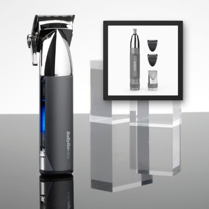 1 Corta Pelos In&aacute;lambrico y 1 naricero con sus correspondientes cabezales y accesorios de la marca BaByliss