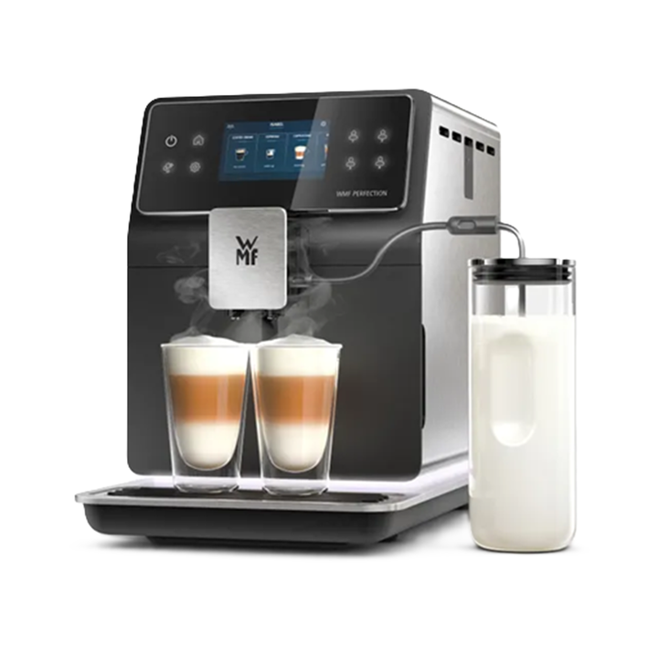 Cafetera superautomática con tecnología double-thermoblock y molinillo integrado