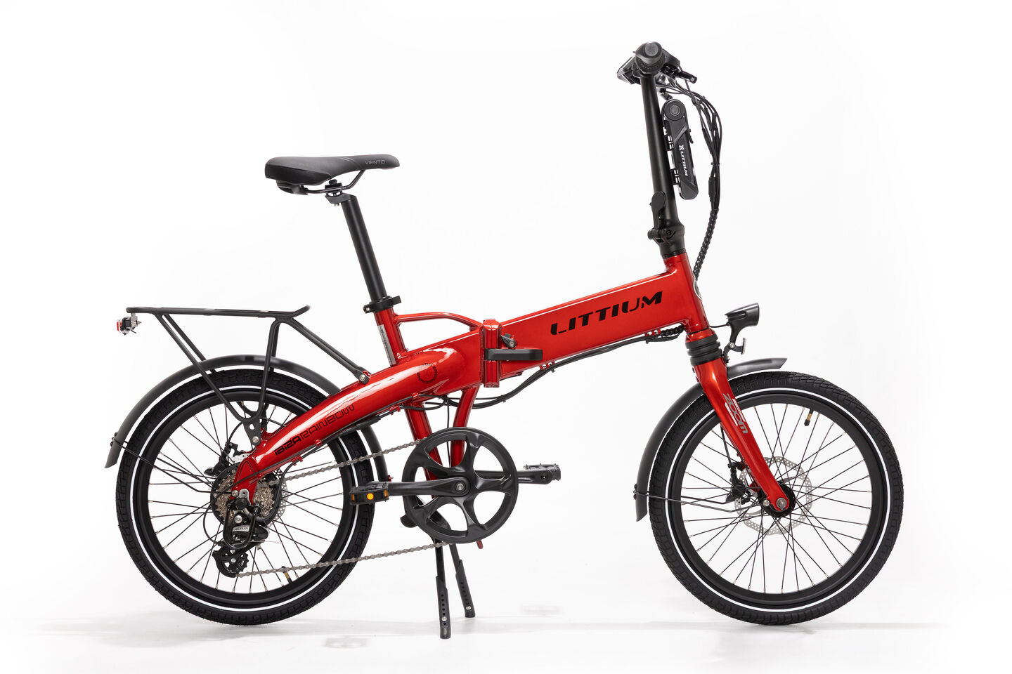 Bicicleta El&eacute;ctrica Plegable Red Bater&iacute;a 10,4Ah