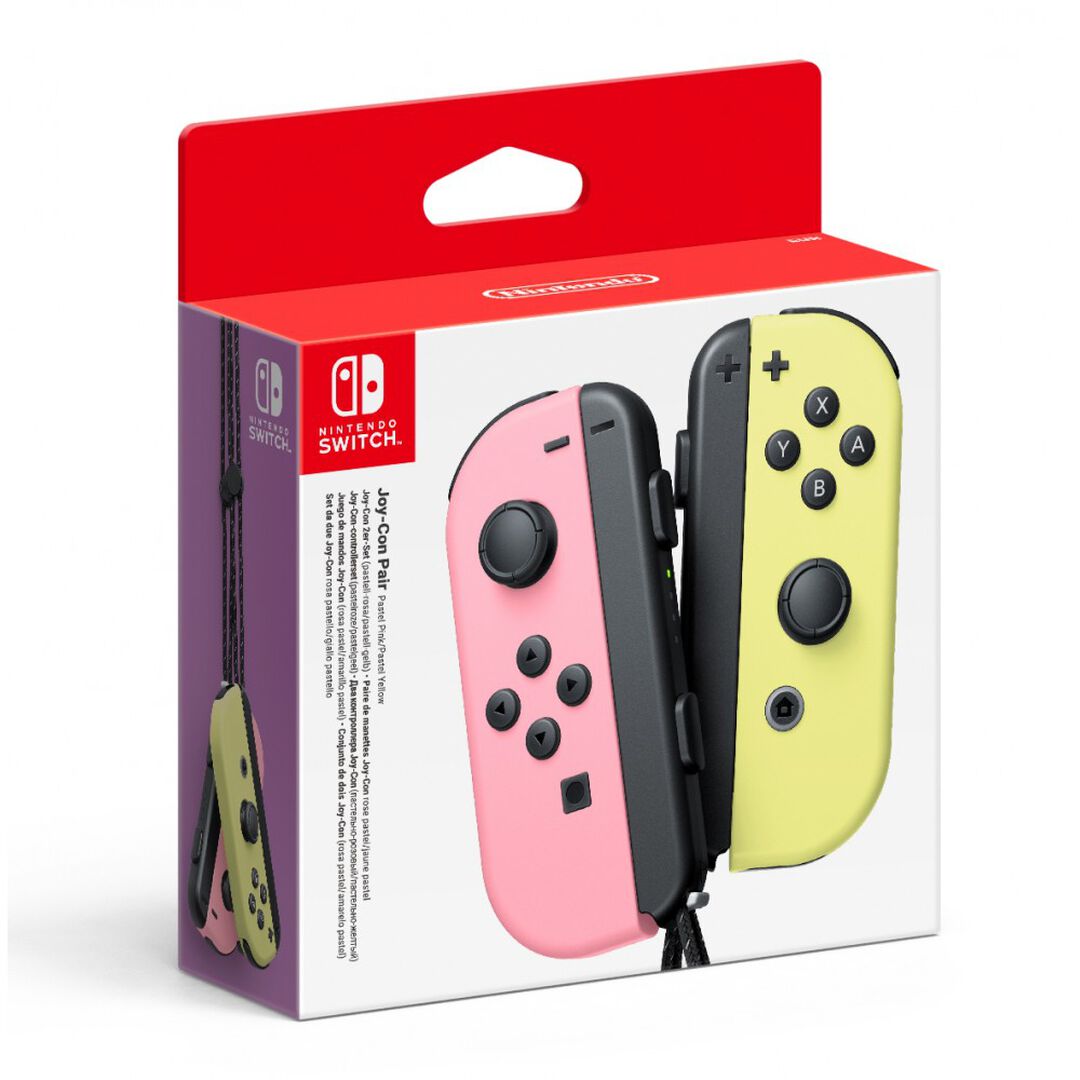 Mando JoyCon (izda/dcha)Color Rosa/Amarillo Pastel