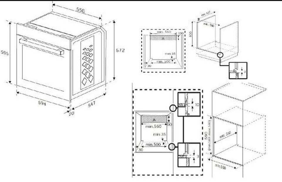 Horno multifunci&oacute;n integrable Beko de 72 litros, acabado en acero inoxidable, con limpieza pirol&iacute;tica, tecnolog&iacute;a AeroPerfect&trade; para una distribuci&oacute;n uniforme del aire caliente, 9 funciones de cocci&oacute;n, display LED Touchcontrol y eficiencia energ&eacute;tica clase A.