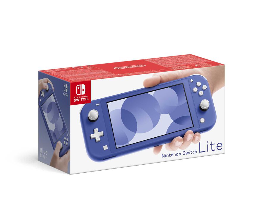 NINTENDO SWITCH LITE COLOR AZUL CONSOLA PORT&Aacute;TIL VERSI&Oacute;N ESPA&Ntilde;OLA