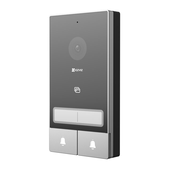 Videoportero doméstico inteligente. Sistema de entrada inteligente unificado para doble comodidad. El kit para 2 familias HP7 está preparado para ayudar a dos familias que comparten la misma entrada principal y desean funciones avanzadas inteligentes y remotas para controlar el acceso a su casa por separado. Compuesto por dos botones de habla individuales y dos monitores de interior independientes, el nuevo sistema permite a cada uno de los propietarios responder a las visitas, ver vídeos de alta resolución, comprobar las alertas de detección y gestionar el acceso de los usuarios de una forma mucho más sencilla, incluso desde sus smartphones.