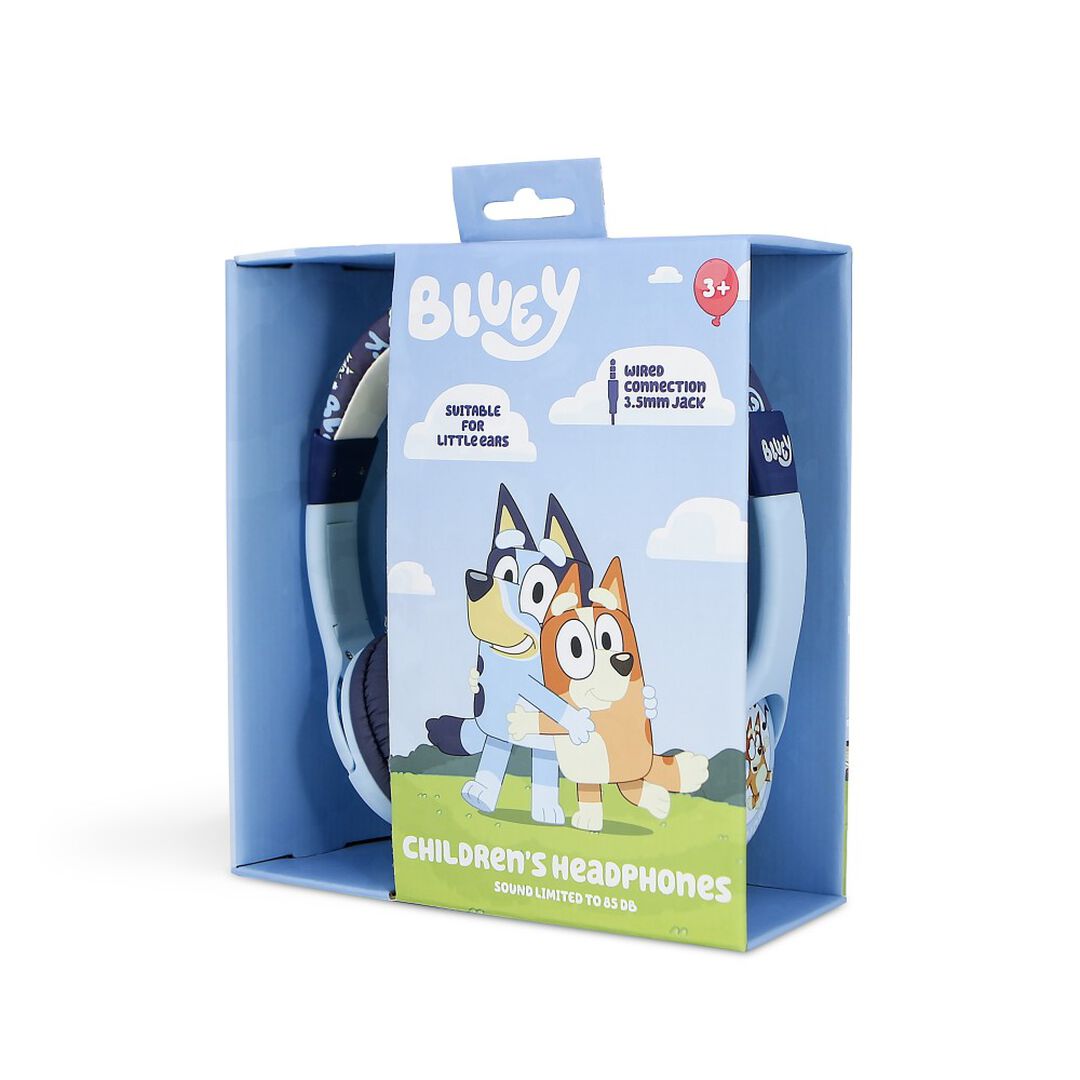 Auricular Infantil + Cable Bluey Limitador Volumen
