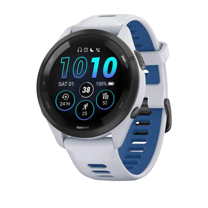 El Garmin Forerunner 265 es un smartwatch de running y fitness que, gracias a sus m&uacute;ltiples funciones deportivas y de seguimiento de la actividad, se puede usar para monitorizar tu estado f&iacute;sico mientras realizas muchos otros deportes. Su pantalla t&aacute;ctil te permitir&aacute; usarlo de forma r&aacute;pida y sencilla mientras practicas entrenas.