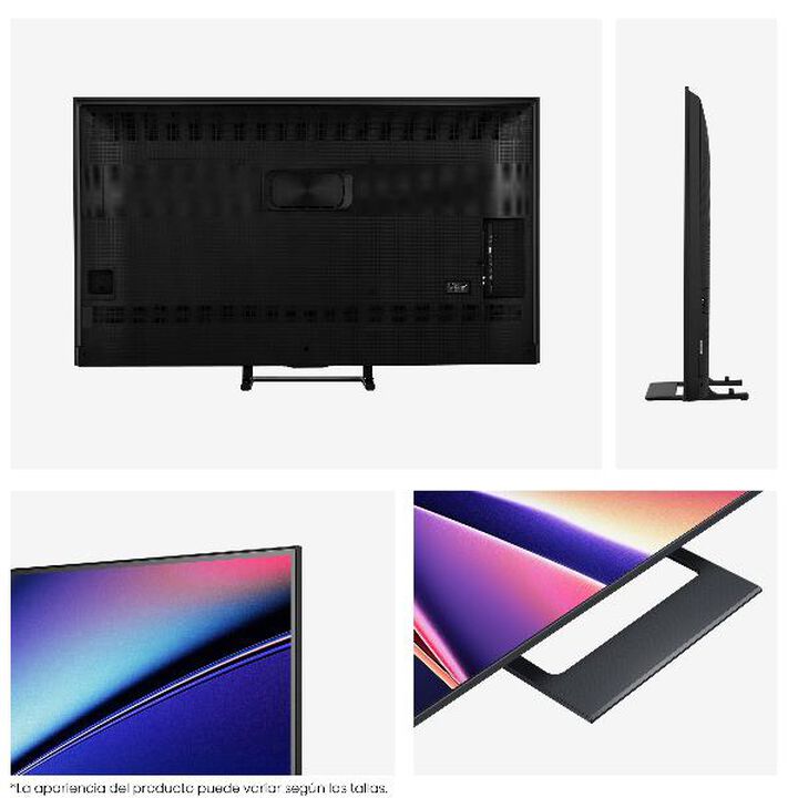 TV Hisense Mini LED 65" 4K Peana central 144Hz Full Array Subwoofer Dolby Vision IQ Dolby Atmos