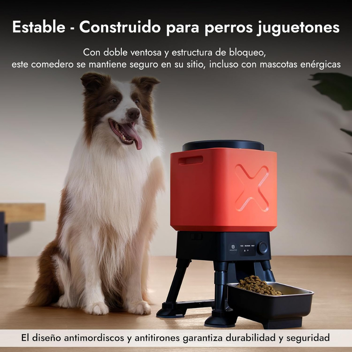 Molly&Cody Comedero autom&aacute;tico wifi para mascotas de 14 litros