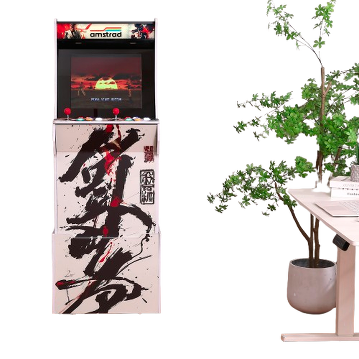 <!DOCTYPE html>
<html lang="es">
<head>
    <meta charset="UTF-8">
    <title>Caracter&iacute;sticas</title>
</head>
<body>

    <ul>
        <li>Contains more than 2800 games</li>
        <li>19" / 48cm screen</li>
        <li>2 players / 6 backlit buttons per player</li>
        <li>Integrated speakers 2 x 20w</li>
        <li>CPU: Quadruple core, CORTEX-A7 1.2 Ghz</li>
        <li>GPU: MALI400MP2@600MHZ</li>
        <li>Memory: DDR3/1866 512MB</li>
        <li>Integrated storage system: Micro SD 32GB</li>
        <li>2 joysticks</li>
        <li>4 control buttons (credit, start, pause, start)</li>
        <li>Wooden structure</li>
        <li>Menu language: English</li>
        <li>Search menu</li>
        <li>220v power supply</li>
    </ul>

</body>
</html>