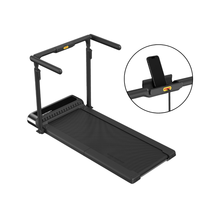 <p>La cinta de correr Kingsmith R3 Hybrid Plus, te ofrece un dise&ntilde;o minimalista y resistente para entrenar en casa. Con tecnolog&iacute;a de plegado de 180&deg;, podr&aacute;s guardarla f&aacute;cilmente debajo del sof&aacute; o junto a la pare. Adem&aacute;s, su motor silencioso y duradero te brinda un entrenamiento de calidad. Con&eacute;ctate a la app KS Fit para encontrar planes de ejercicio que se adapten a ti.</p>