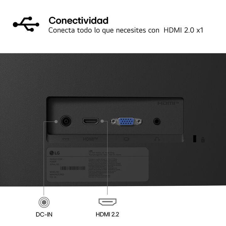 Monitor LG de 32" (31,5") con panel VA Full HD, 120 Hz, HDR10 y sRGB 99%. Contraste 3500:1, Dual Controller y dise&ntilde;o sin marcos en 3 lados, ideal para trabajar y disfrutar desde casa.