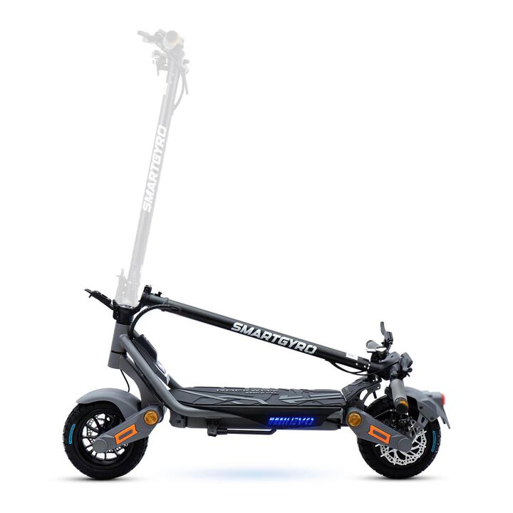 Patinete eléctrico certificado con una potencia máxima de 800W 48V, batería de litio de 13.000 mAh con hasta 50 km de autonomía, ruedas de 10" Tubeless, Smart Core, NFC