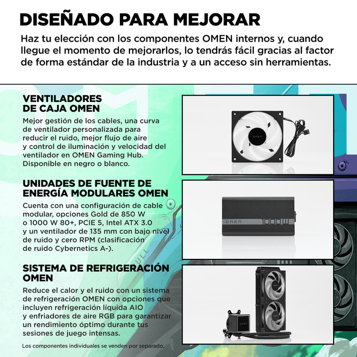 OMEN 35L Gaming Desktop GT16-0004NS I5-14400F 16/1T RTX DOS